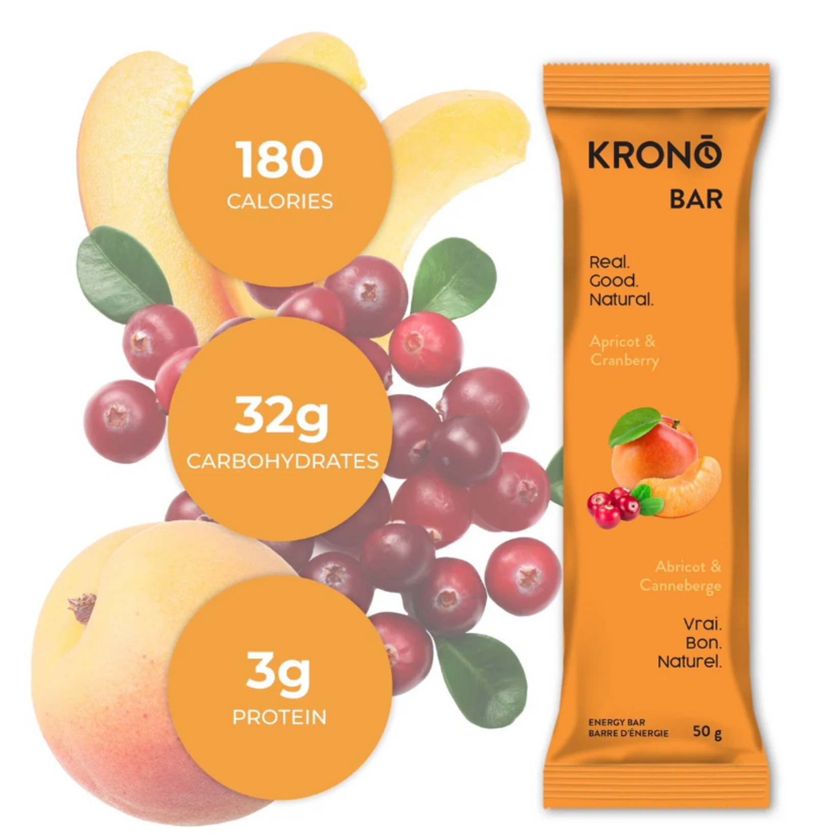 KRONO NUTRITION KRONO BARRES ÉNERGIE 50G