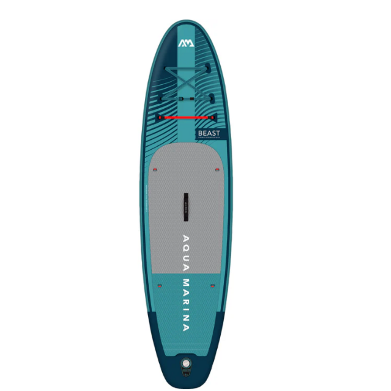 AQUA MARINA AQUAMARINA  BEAST ( AQUA SPLASH) ISUP POLYVALENT AVANCÉ  10,5' AVEC PAGAIE HYVRIDE CARBONE/FIBRE DE VERRE PASTEL ET LEASH EN SPIRALE