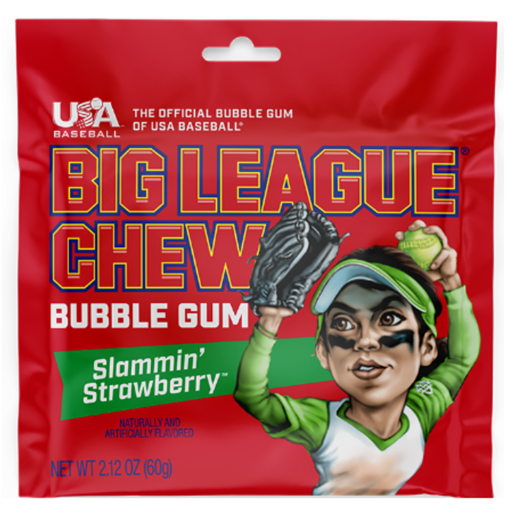 BIG LEAGUE CHEW GOMME BALOUNE SAVEUR DE FRAISE