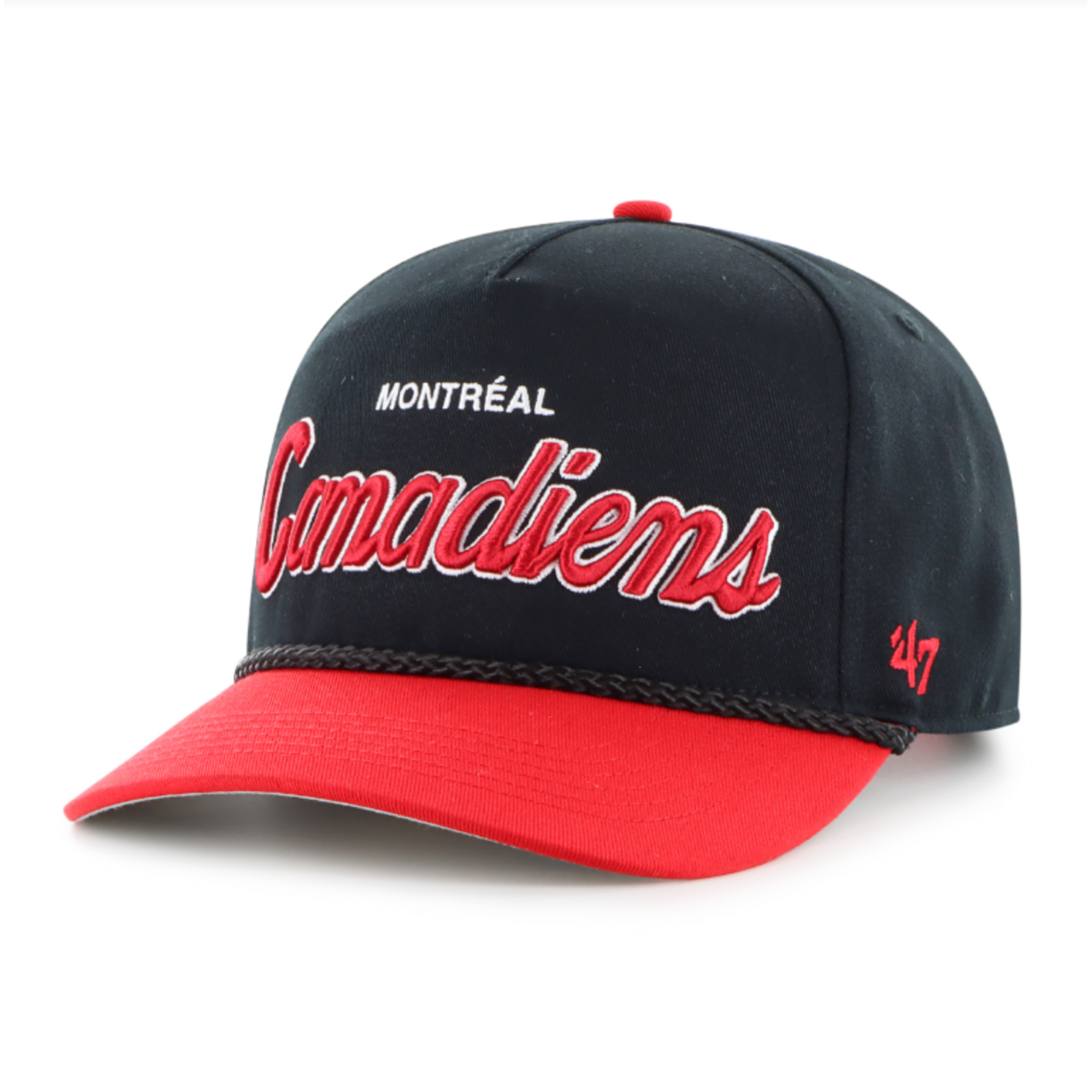 47 BRAND 47 CASQUETTE NHL CROSSTOWN SCRIPT TT 47 HITCH NHL-04 MONTREAL CANADIENS OSFA