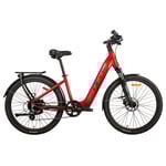 DCO DCO VÉLO ÉLECTRIQUE UPTOWN 26'' 500W ROUGE 15''