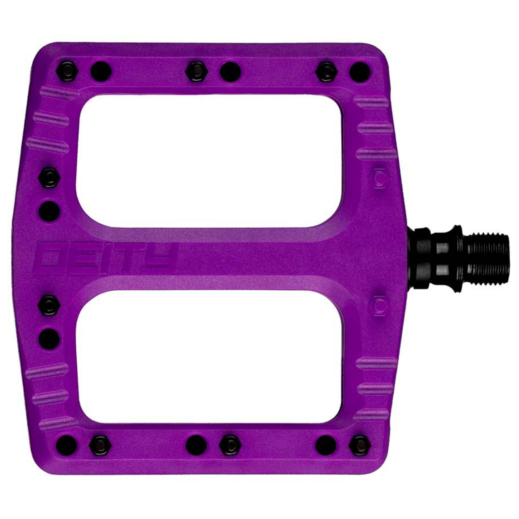 Pédales plateformes Deity Deftrap, Corps: Nylon