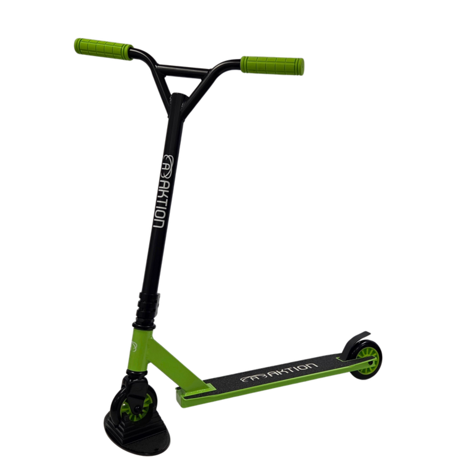 AKTION TROTINETTE DE PARK GRIS ET VERT ROUES 100MM