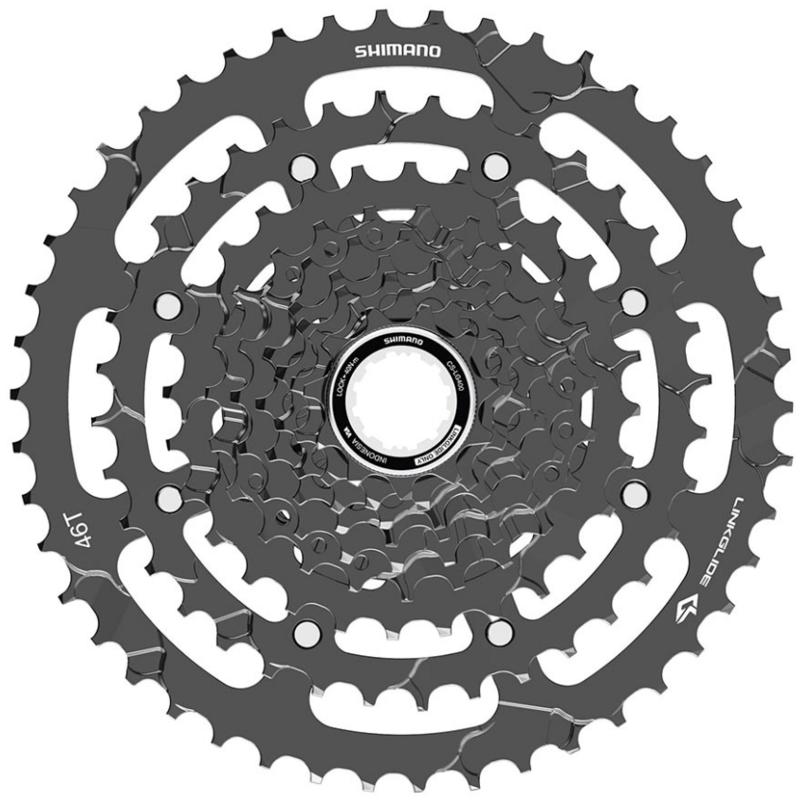 Shimano SHIMANO CASSETTE CS-LG400-9, 9 SPEED 11-46D