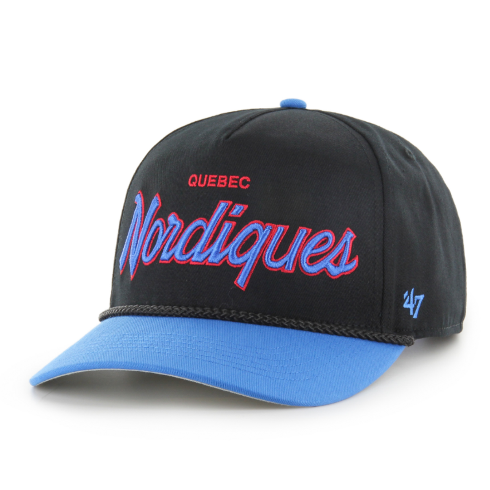 47 BRAND 47 CASQUETTE NHL CROSSTOWN SCRIPT TT 47 HITCH NHL-15 QUEBEC NORDIQUES OSFA