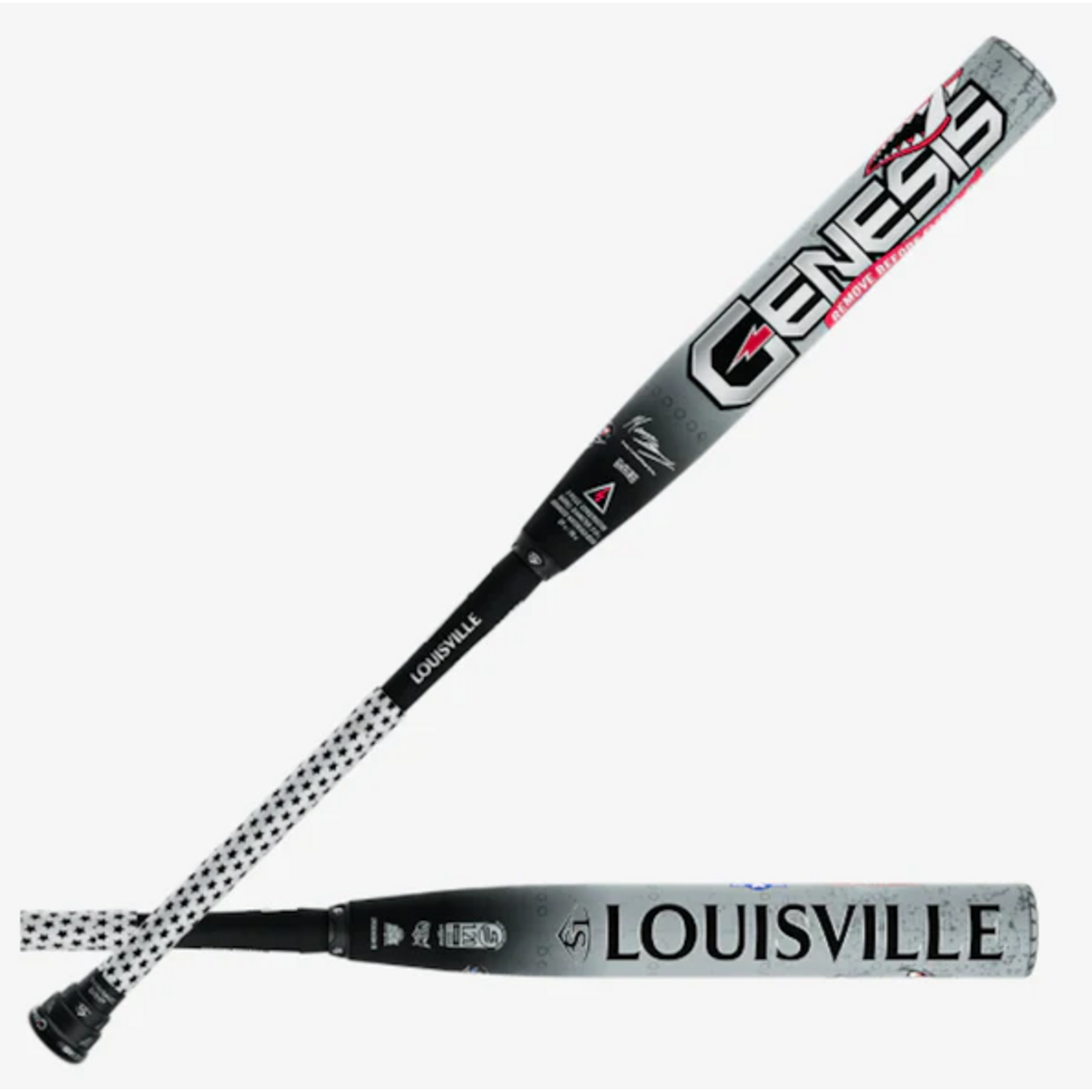 Louisville (Canada) LOUISVILLE 2026 GENESIS 2PC 12'' ML USSSA MB BLACK SILVER