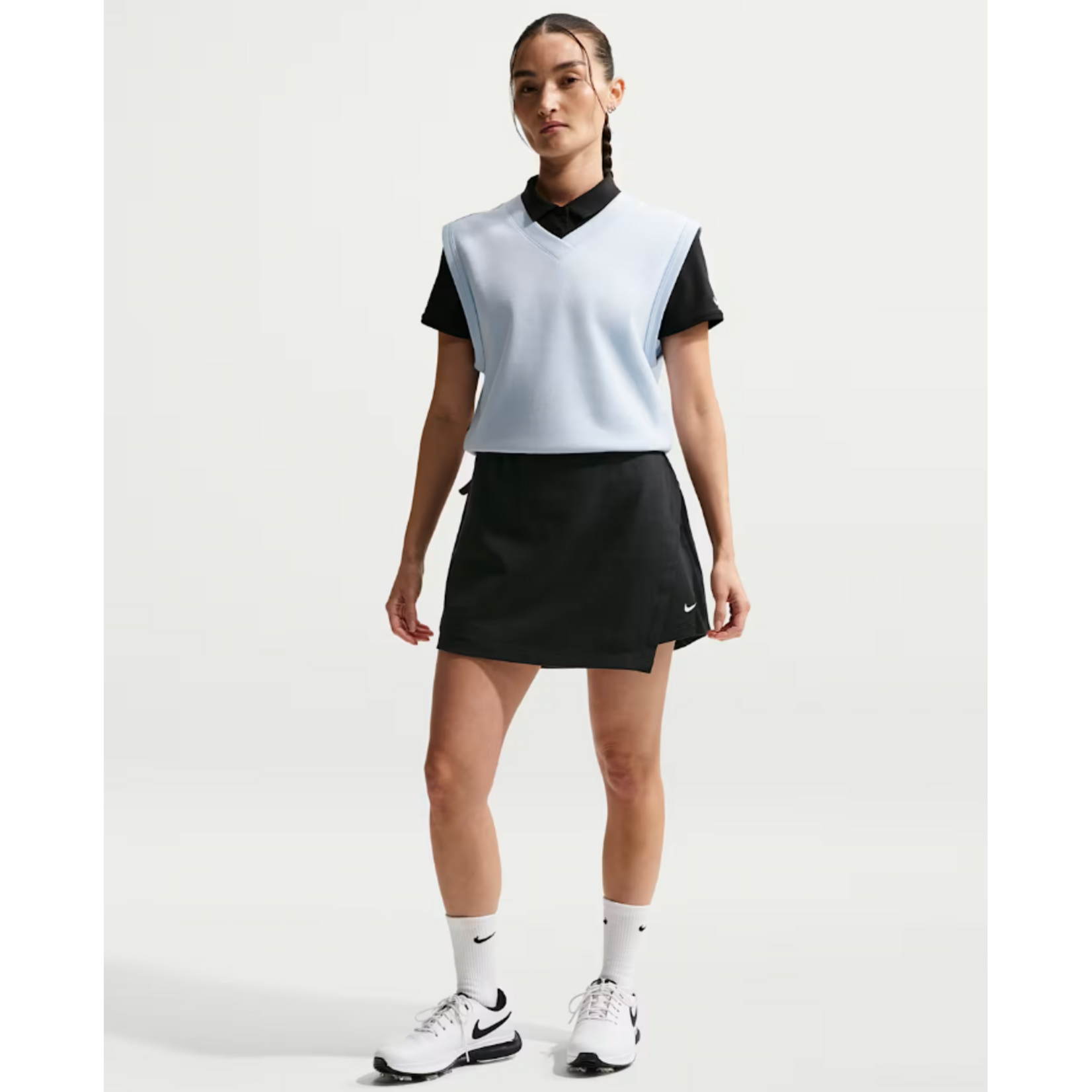 NIKE TOUR WOMEN'S DRI-FIT MID-RISE FLOUNCY GOLF SKIRT