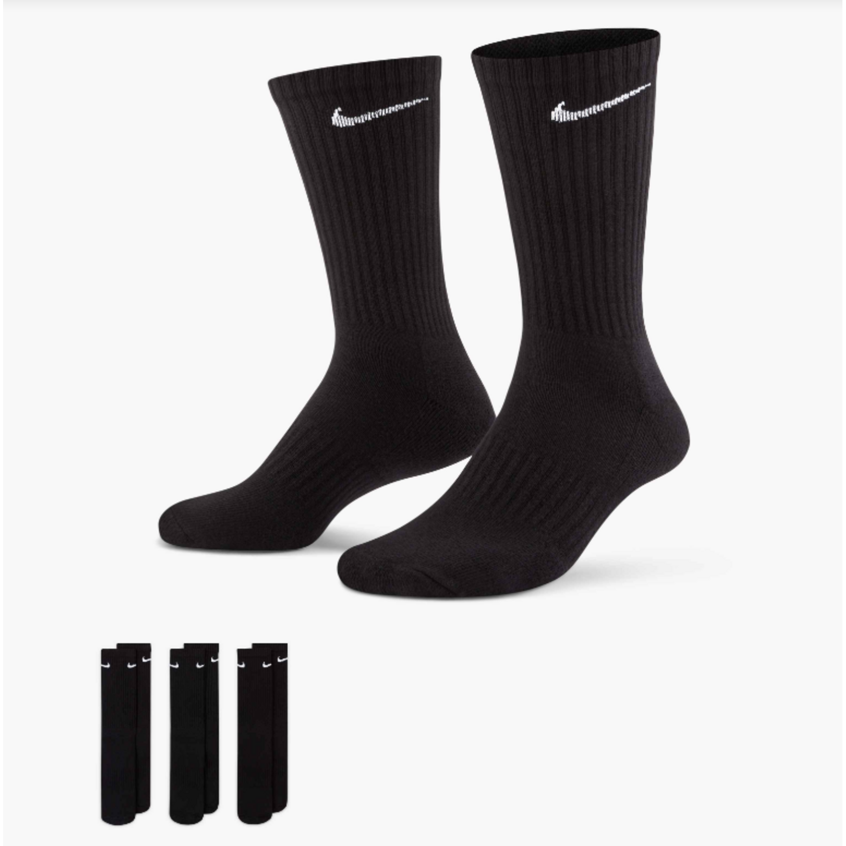 NIKE BAS EVERYDAY CUSHIONED CREW 3PQT