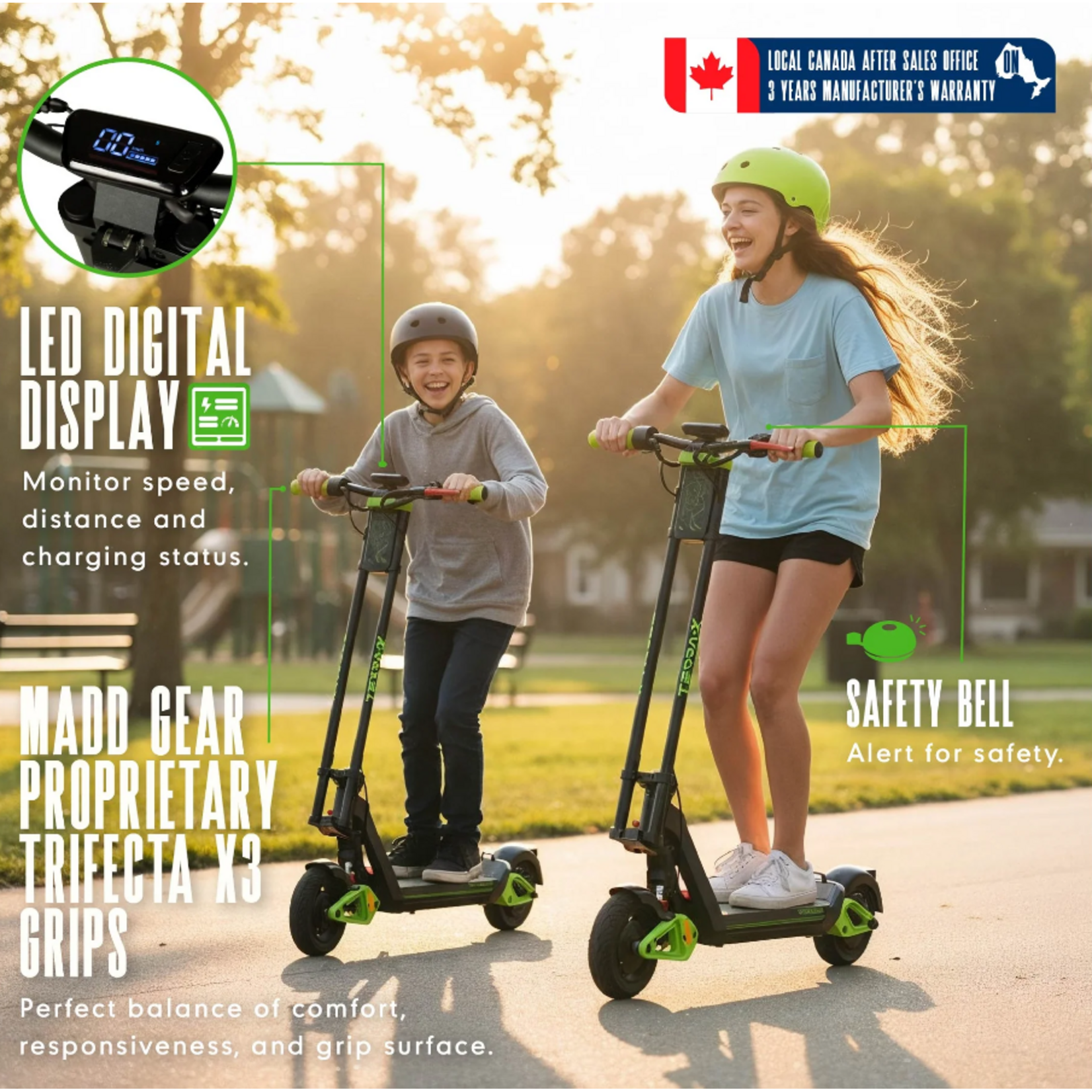 MADD GEAR TERRA-X ELECTRIC SCOOTER FULL SUSPENSION