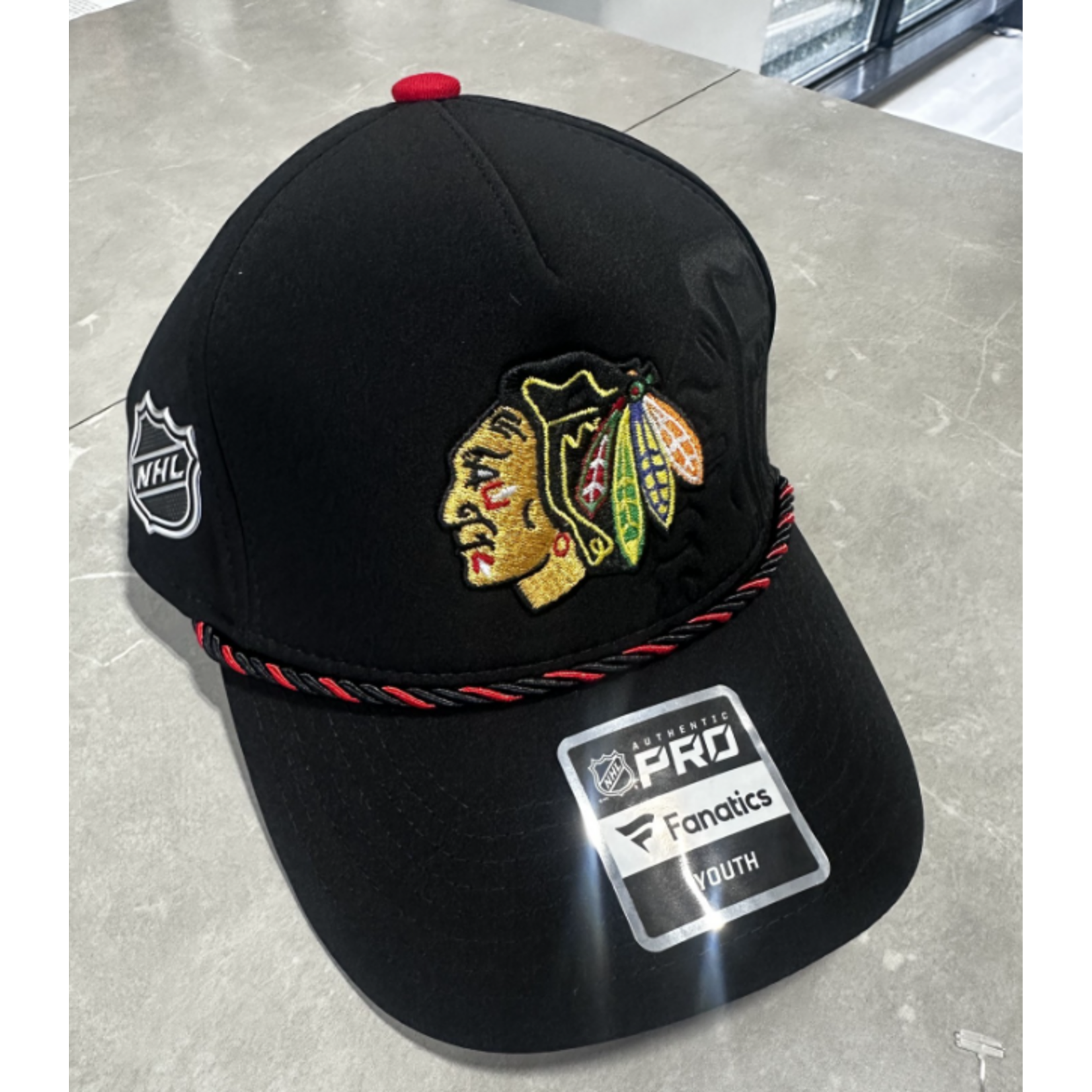 NHL AP 2026 PODIUM CASQUETTE BLACKHAWKS