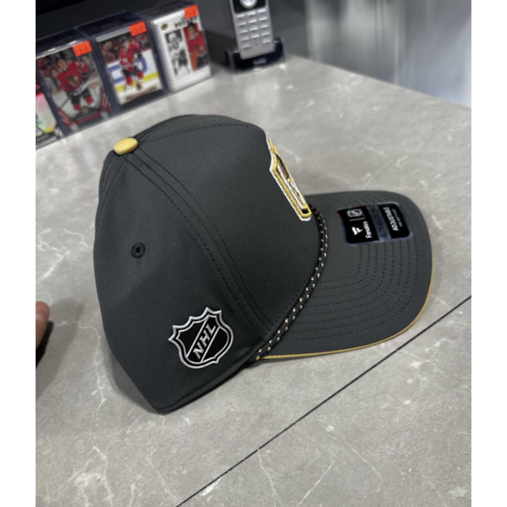 FANATICS DRAFT 1 STR ADJ A FRAME SNAPBACK VEGAS GOLDEN KNIGHTS 26