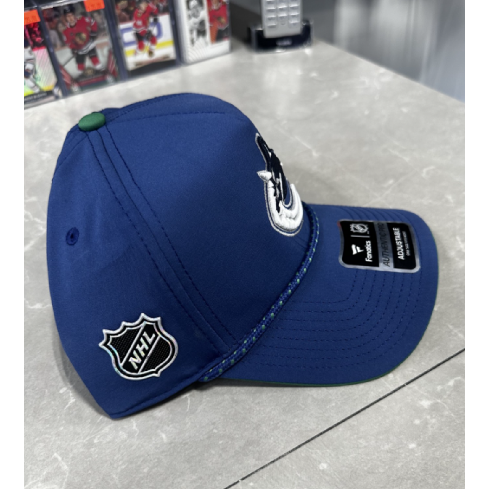 FANATICS DRAFT 1 STR ADJ A FRAME SNAPBACK VANCOUVER CANUCKS 26