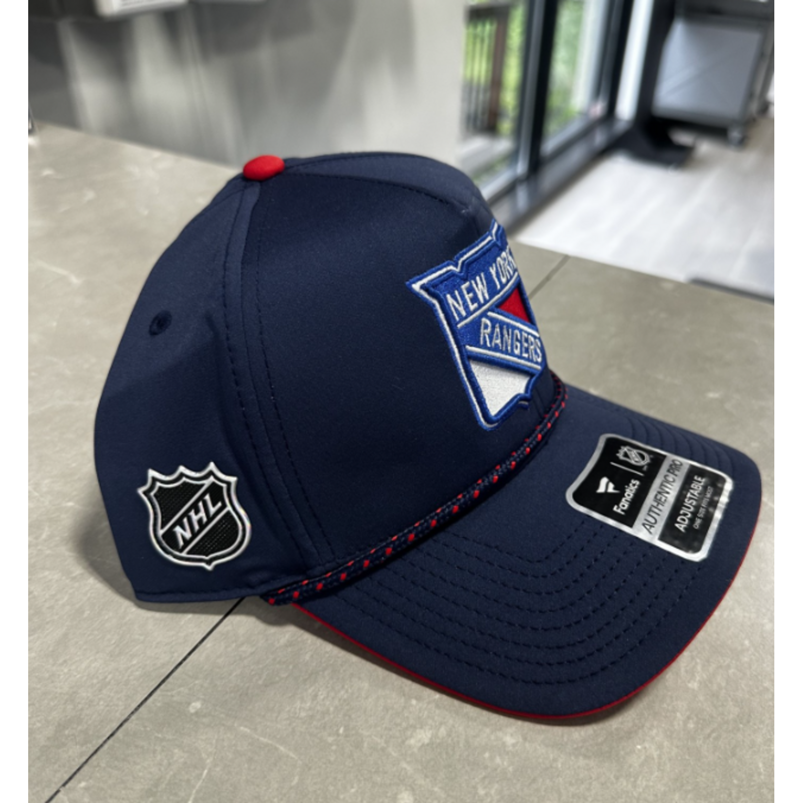 FANATICS DRAFT 1 STR ADJ A FRAME SNAPBACK NEW YORK RANGERS 26