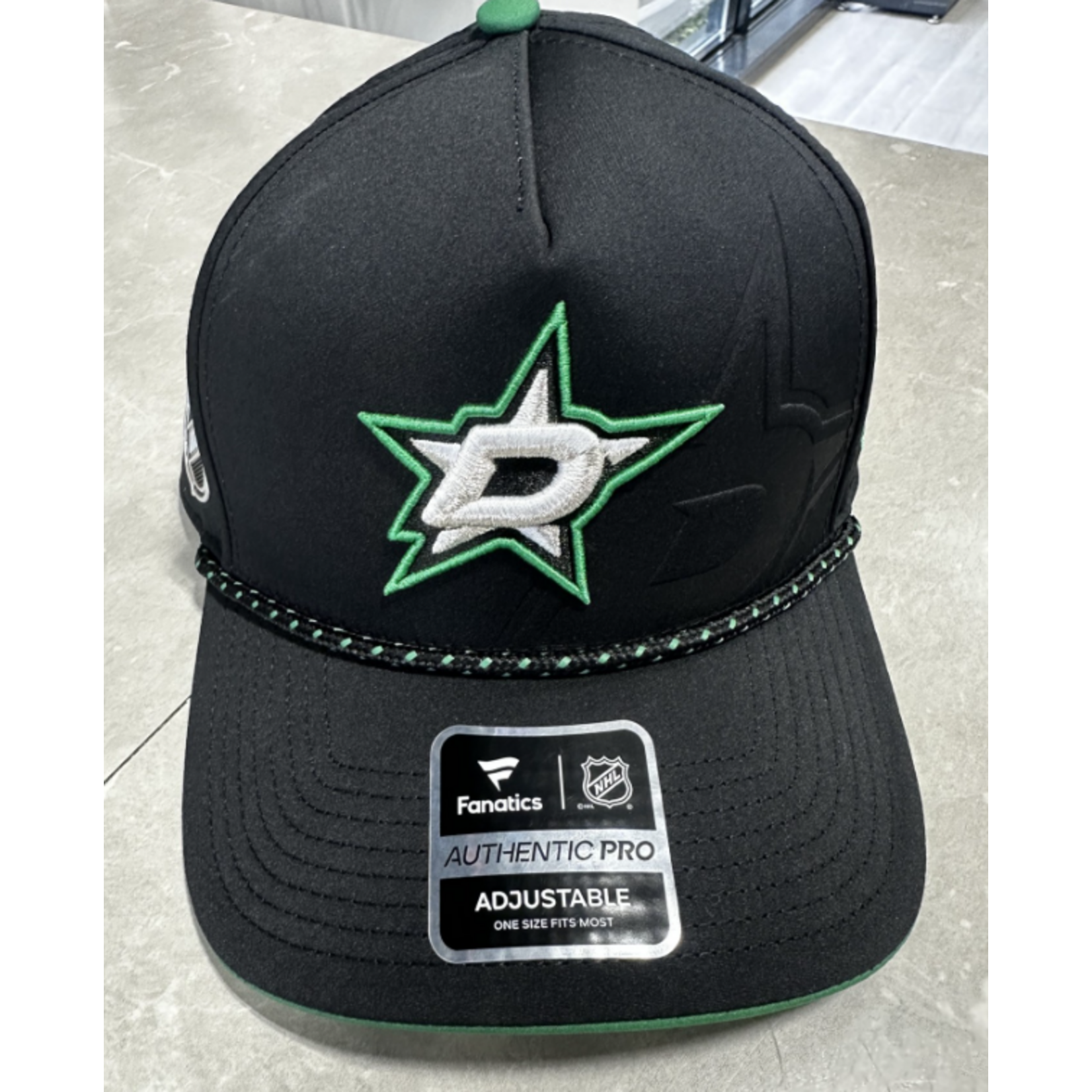 FANATICS DRAFT 1 STR ADJ A FRAME SNAPBACK DALLAS STARS Y26 OSFA