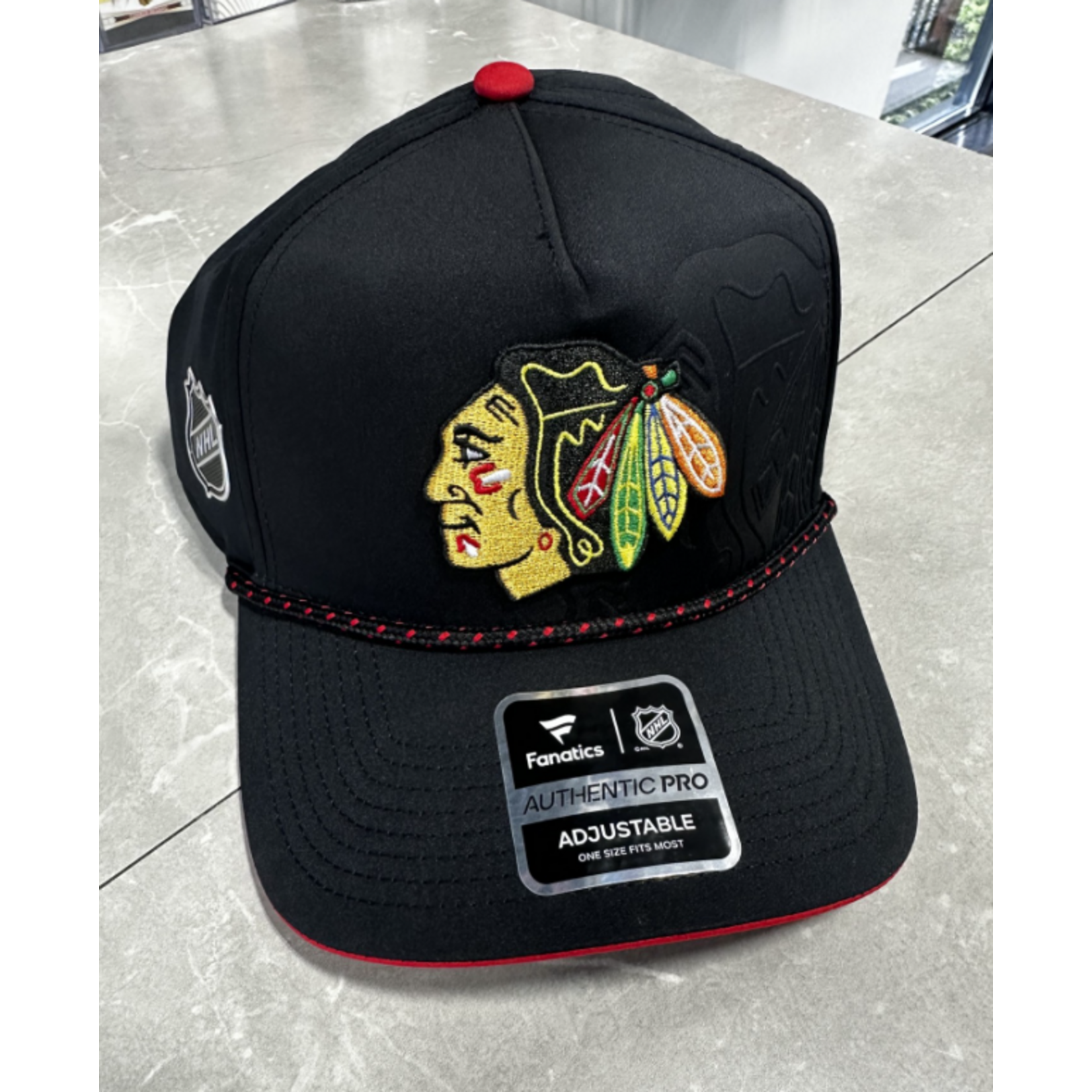 FANATICS DRAFT 1 STR ADJ A FRAME SNAPBACK CHICAGO BLACKHAWKS 26