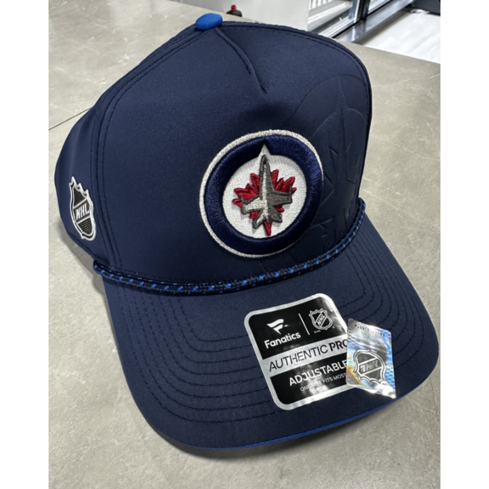 FANATICS DRAFT 1 STR ADJ A FRAME SNAPBACK WINNIPEG JETS 26