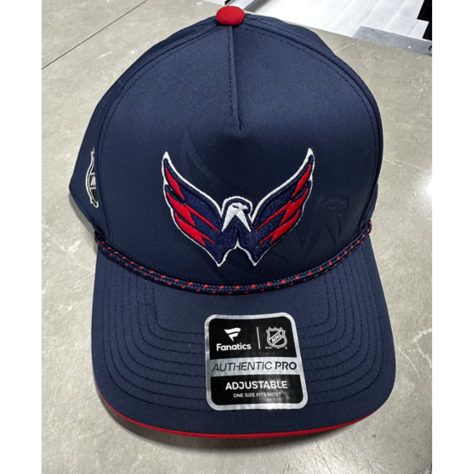 FANATICS DRAFT 1 STR ADJ A FRAME SNAPBACK WHASHINGTON CAPITALS 26
