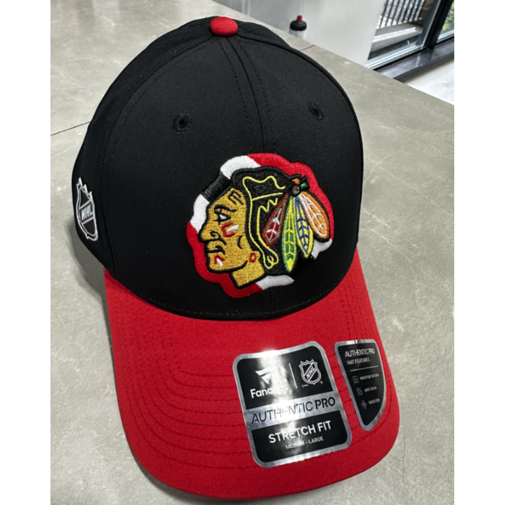 FANATICS BLACKHAWKS DRAFT 3 0MI2 BLK/ATH RE