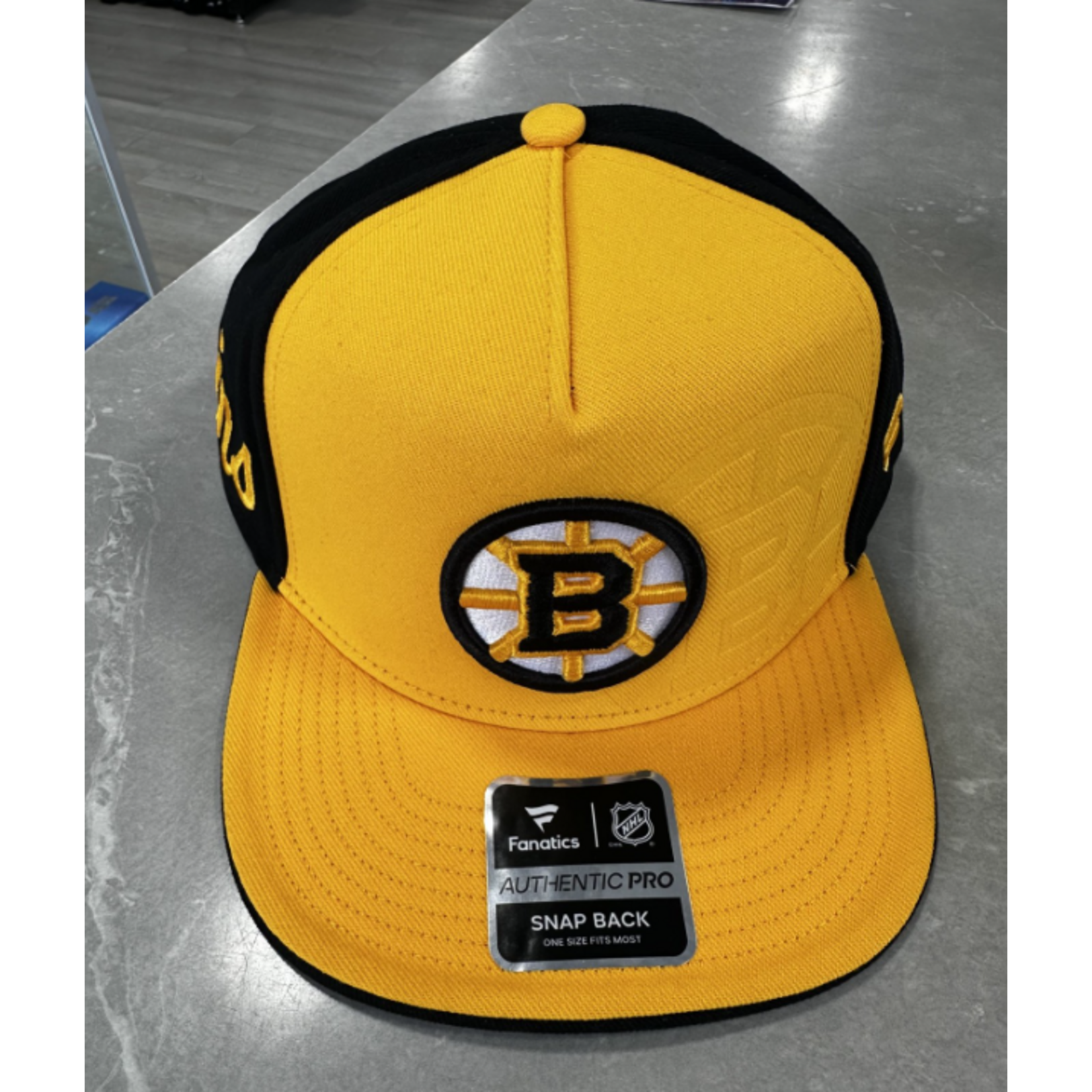 FANATICS BRUINS DRAFT 2 0MI1 GOLD/BLACK OSFA