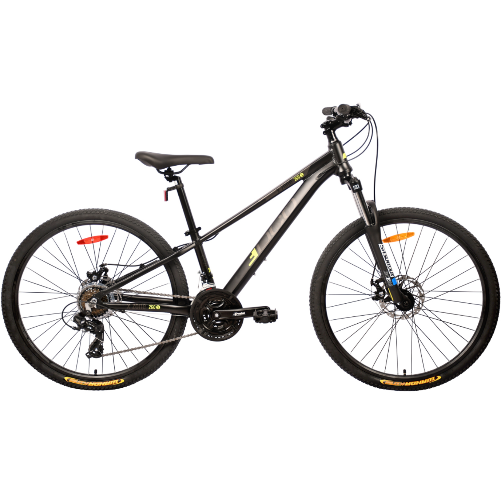 DCO DCO VÉLO X ZONE 260S NOIR MAT/LIME 18''