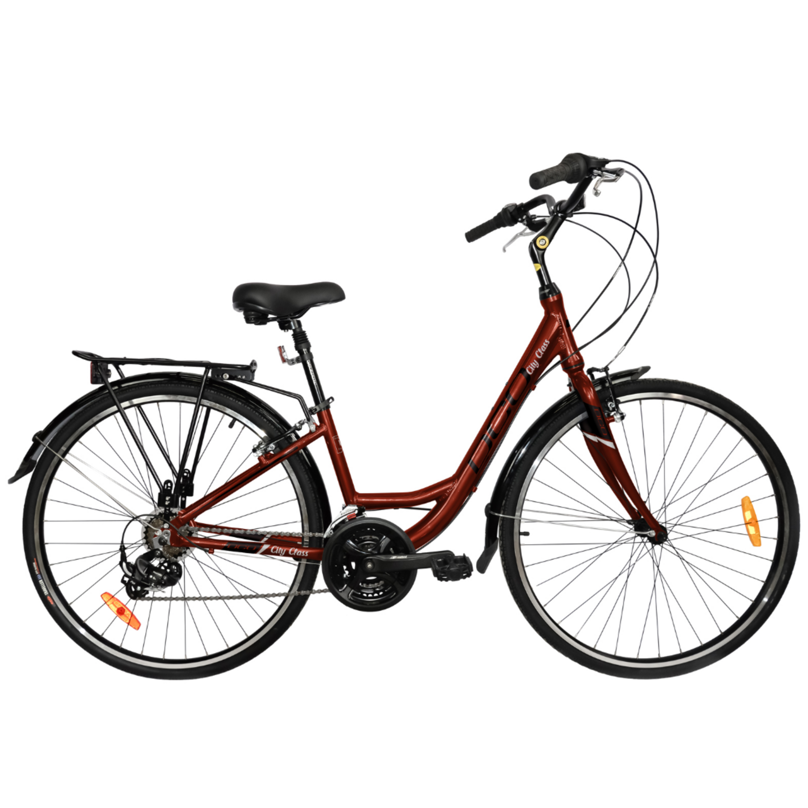 DCO DCO VÉLO CITY CLASS 22 BOURGOGNE - NOIR 14''