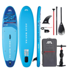 AQUA MARINA AQUAMARINA  VAPOR (AQUA SPLASH) ISUP POLYVALENT 10,82' AVEC PAGAIE SPORTS III EN ALUMINIUM ET LEASH DE SÉCURITÉ