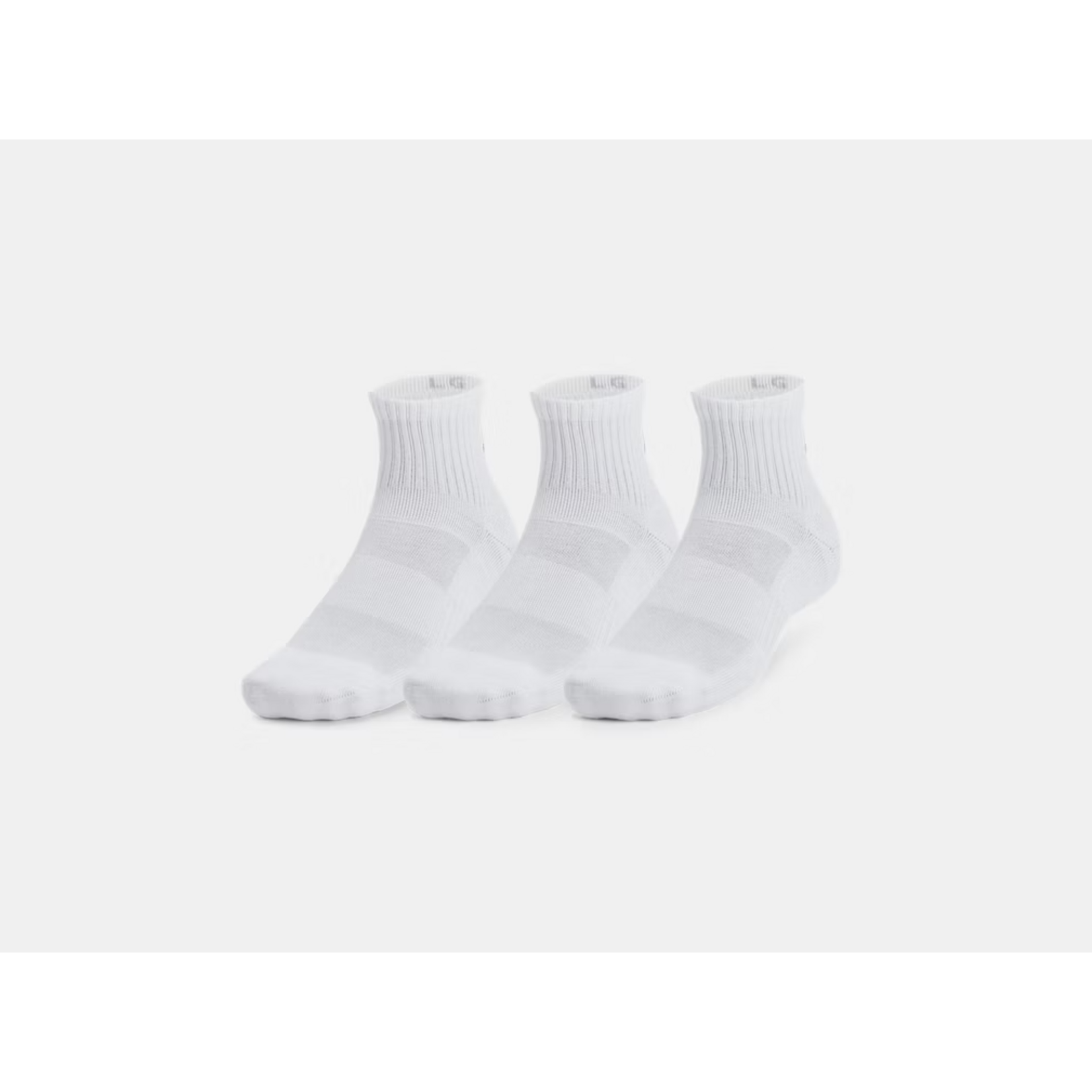 Under Armour UA SOCKS UNISEX COTTON 3-PACK QUARTER SOCKS
