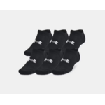 Under Armour UA SOCKS UNISEX COTTON 6-PACK NO SHOW