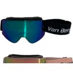 Van Bergen VAN BERGEN LUNETTE DE SKI ALPIN MAGNETIQUE SENIOR NOIRE AVEC LENTILLE VERTE