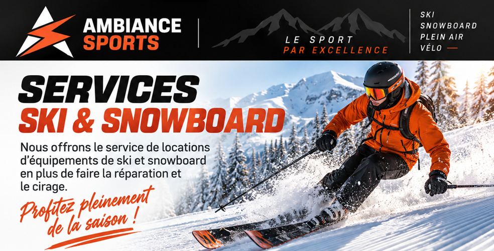 Services de ski et snowboard - Ambiance Sports
