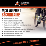 Mise au point de vélo Sécuritaire