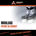 Moulage de patins de hockey