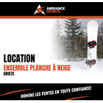 SEASON RENTAL – ADULT SNOWBOARD PACKAGE STARTING AT
