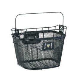 Topeak Topeak Front Basket with Fixer Handlebar Bracket - Black 13x10x10
