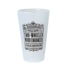 Surly Surly Dr. Chromoly's Silicone Pint Glass - Frosted White, Black, 16oz