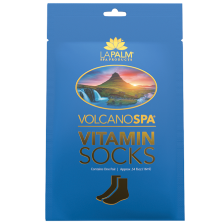 LA PALM LA PALM VOLCANOSPA VITAMIN & COLLAGEN SOCKS (FEET MASK)