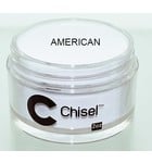 CHISEL CHISEL 2 in 1 ACRYLIC & DIPPING POWDER 2 oz  - AMERICAN WHITE