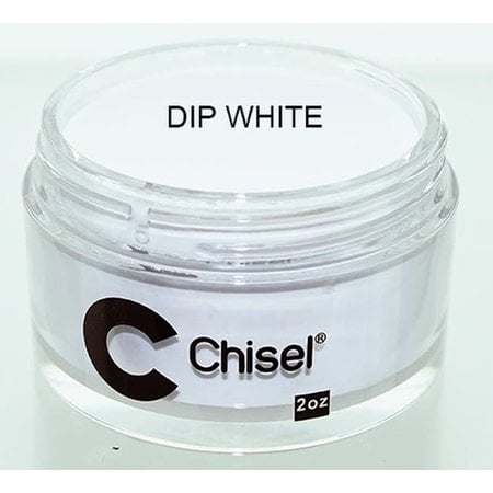 CHISEL CHISEL 2 in 1 ACRYLIC & DIPPING POWDER 2 oz  - DIPPING WHITE