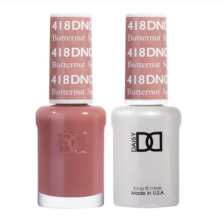 DND #418 BUTTERNUT SQUASH - DND GEL POLISH & MATCHING NAIL LACQUER DUO SET - 0.5oz