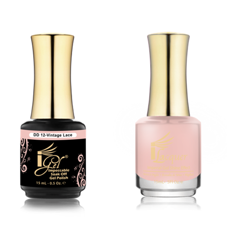 IGEL BEAUTY IGEL BEAUTY DD012 VINTAGE LACE - GEL & POLISH DUO