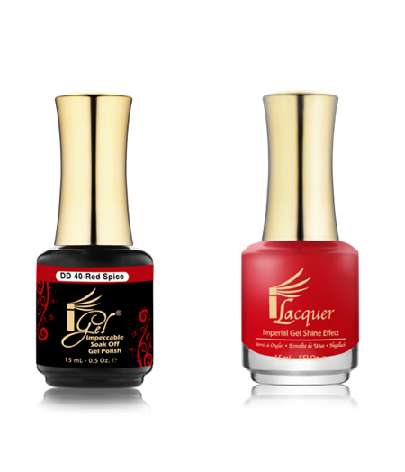 IGEL BEAUTY IGEL BEAUTY DD040 RED SPICE - GEL & POLISH DUO