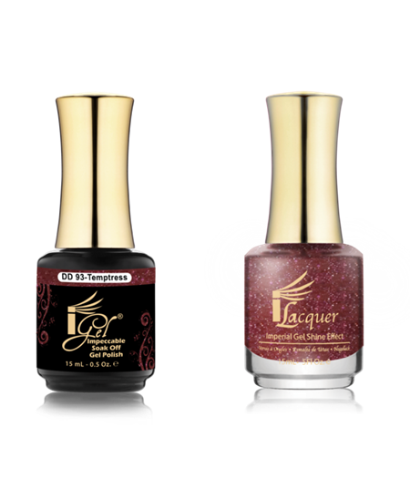 IGEL BEAUTY IGEL BEAUTY DD093 TEMPTRESS - GEL & POLISH DUO