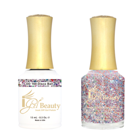 IGEL BEAUTY IGEL BEAUTY DD160 DISCO BALL - GEL & POLISH DUO