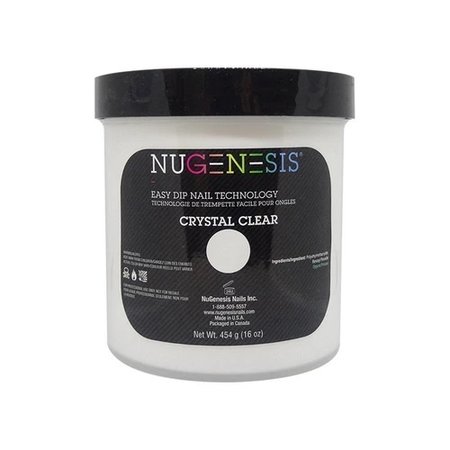 NUGENESIS NUGENESIS DIPPING POWDER 16 oz - CRYSTAL CLEAR