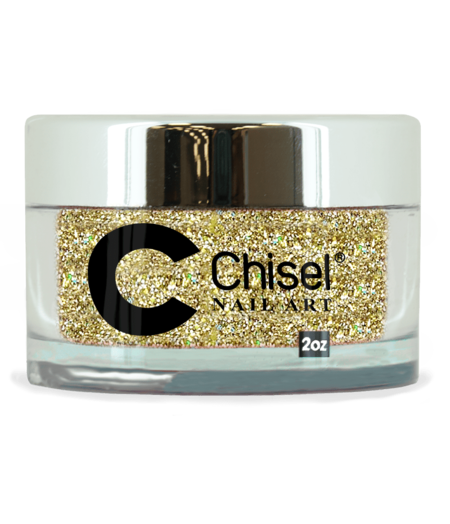 CHISEL CHISEL 2 in 1 ACRYLIC & DIPPING POWDER 2 oz - GLITTER 23