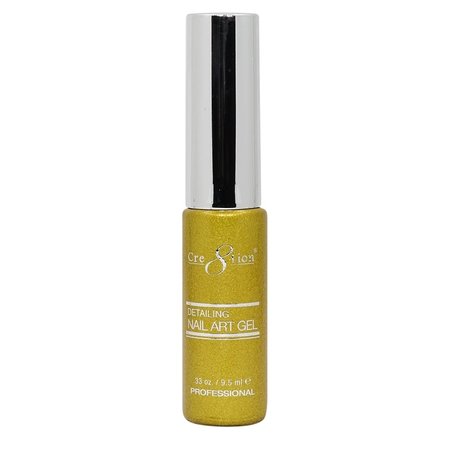 CRE8TION CRE8TION DETAILING NAIL ART GEL 0.33 oz - #26 GOLD GLITTER