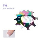 Q-PRODUCTS NAIL CUTTER OVAL SHAPE 11 SIZE TIPS MANICURE - RAINBOW