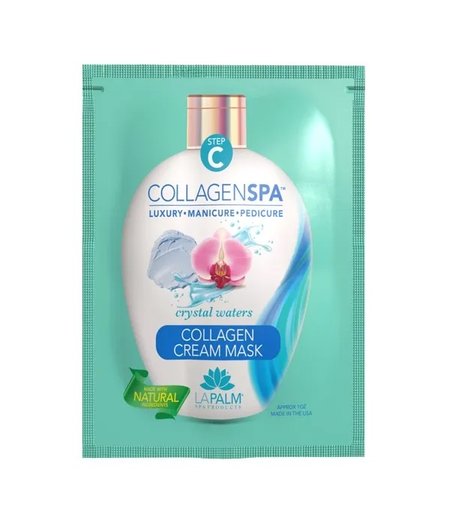 LA PALM COLLAGEN SPA LUXURY MANI & PEDI 6-STEP IN A BOX (CRYSTAL WATER)