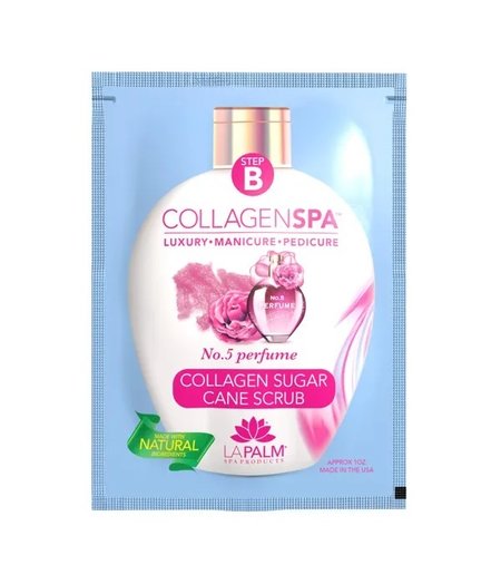 LA PALM COLLAGEN SPA LUXURY MANI & PEDI 6-STEP IN A BOX (NO.5 PERFUME)