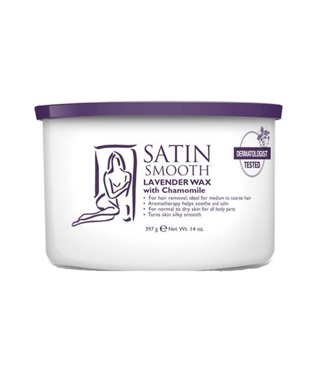 SATIN SMOOTH SATIN SMOOTH | LAVENDER WAX WITH CHAMOMILE (14oz)